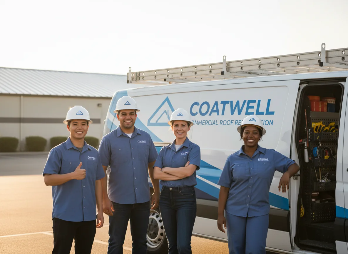 Commercial roof coating company in Aspers, PA